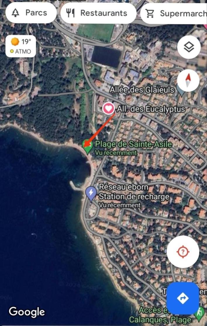 Petit Paradis Classe 3 Etoiles A 200M De La Plage! Terrasse-Wifi-Parking-Clim Сен-Мандрие-сюр-Мер Экстерьер фото